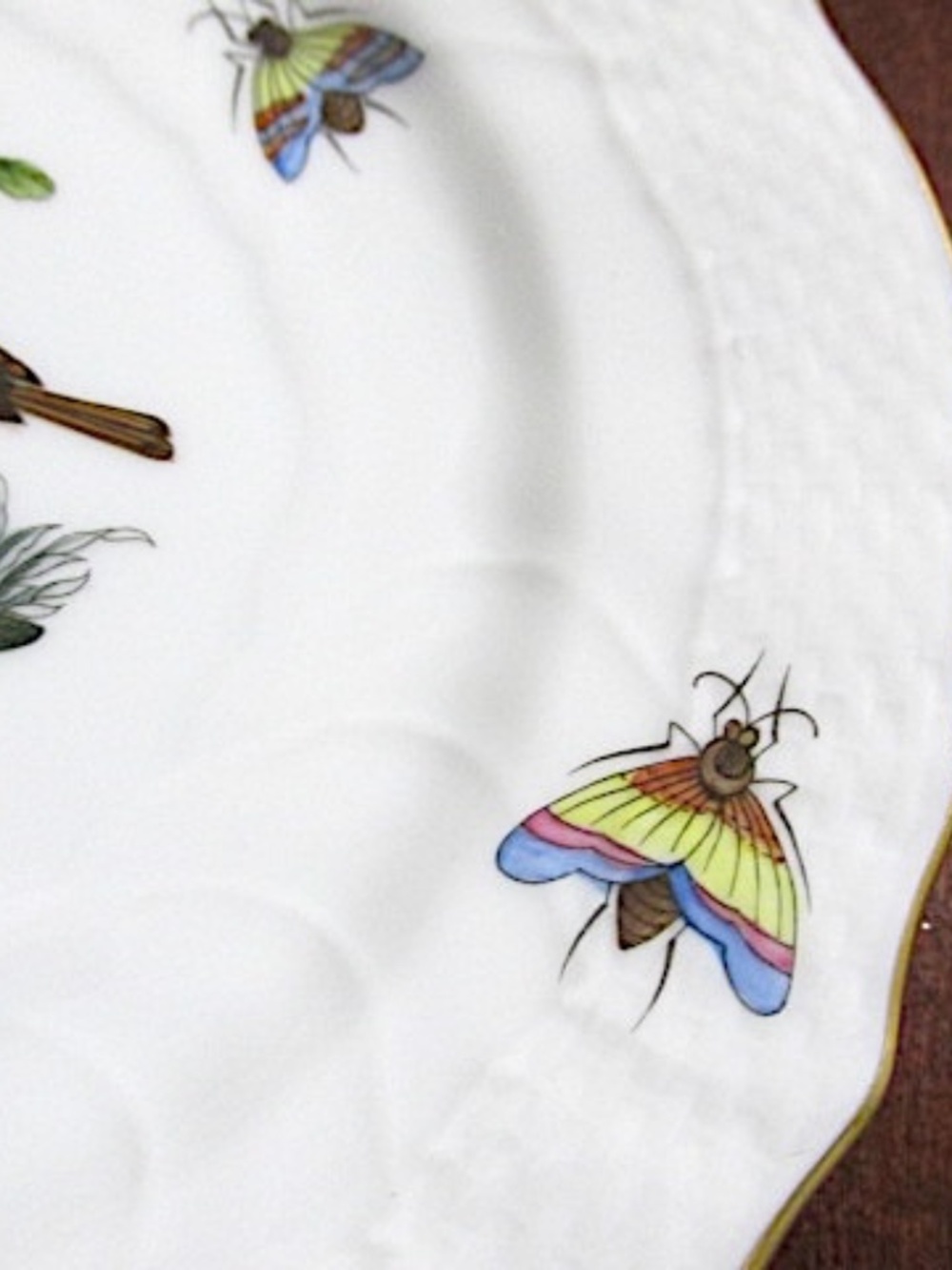 VTG Herend Porcelain Bread&Butter Plate, Rothchild Motif 7 - Picture 7 of 10